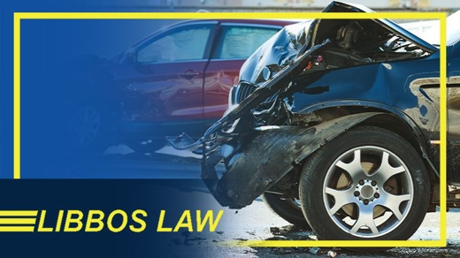 Libbos Law logo with car accident